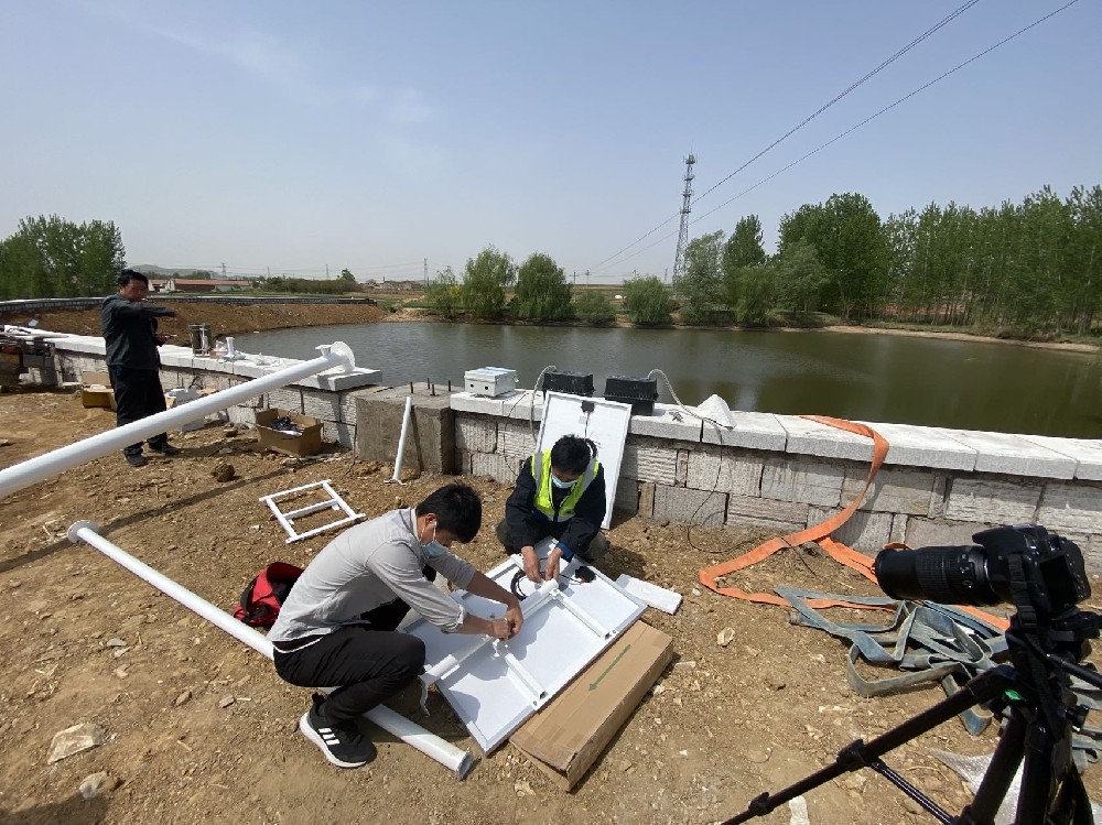 日照河海水利雷達水文監測站安裝案例